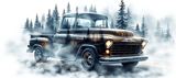 40oz Vintage Truck Tumbler Wrap Digital Design Rustic Pine Forest Sublimation PNG Classic Car Enthusiast Gift thumbnail 13