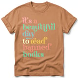 Beautiful Day To Read Banned Books Tee thumbnail 21