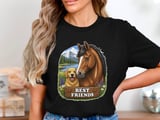 Horse And Dog Best Friends Tee thumbnail 1