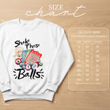 Shake Those Balls Bingo Humor Sweatshirt thumbnail 5
