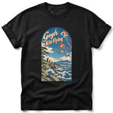 Gogh Kite Flying ~ Comfort Colors Premium Tee thumbnail 1