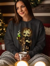 Coffee Zombie and Black Cat Tee thumbnail 10