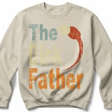Pickleball Gildan Crewneck Sweatshirt, The Dink Father Graphic, Cozy Pickleball Dad Apparel, Court Warm Up thumbnail 6