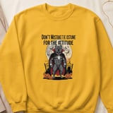 Vampire Pitbull Halloween Sweatshirt | Halloween Pittie Shirt | Pit Bull Lover Gift | Bully Breed Apparel thumbnail 3