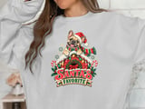Santa's Favorite Frenchie Tee thumbnail 9
