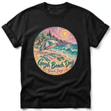 Gogh Beach Day ~ Comfort Colors Premium Tee thumbnail 1
