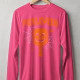 Pickleball Sport-Tek Long Sleeve Tee, Pickleween, UV Protection Athletic Performance Sun Shield Shirt thumbnail 2
