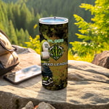 20oz Skinny Tumbler with Straw, Panda Gamer Tumbler, Gaming Cup, Video Game Gift for Boys and Teens thumbnail 5
