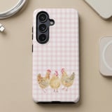 Pink Gingham Chickens MagSafe® Phone Case thumbnail 7