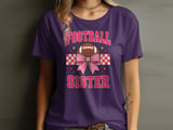 Football Sister Bow Tee or Sweatshirt thumbnail 13