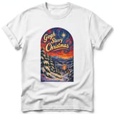 Gogh Starry Christmas ~ Comfort Colors Premium Tee thumbnail 9