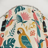 Tropical Canopy Bird Shower Curtain thumbnail 6