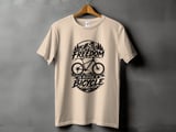Freedom Is Riding a Bicycle | Mountain Bike T-Shirt thumbnail 10