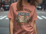 Mama Needs Jesus & Coffee Digital Design Other, Christian Mom Life Sublimation, Vintage Faith Based Gift for Her thumbnail 8