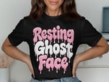 Resting Ghost Face Tee or Sweatshirt thumbnail 1