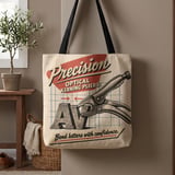 Optical Kerning Pliers Tote Bag thumbnail 1