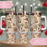 Boho Western Desert Bloom Digital Design Size Bundle Png thumbnail 8