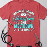 Nursing School Meltdown Tee thumbnail 2