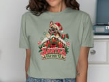 Santa's Favorite Frenchie Tee thumbnail 1