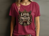 Loud and Proud Football Tee thumbnail 3