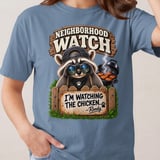 Neighborhood Watch Raccoon Tee thumbnail 4