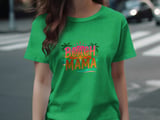 Beach Mama T-Shirt, Summer Vacation Shirt for Moms, Tropical Sunset Palm Tree Coastal Mom Life Tee, Mother's Day Gift thumbnail 7