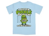 Funny Pickle Problem T-Shirt, Sarcastic Brined and Confused Tee, Vintage Meme Graphic Shirt, Humorous Food Pun Gift for Pickle Lovers thumbnail 6