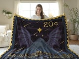 Velaris Stamp Arctic Fleece Blanket  thumbnail 4