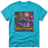 Island Fireworks ~ Comfort Colors Premium Tee thumbnail 5