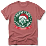 Anesthesia Christmas Crew T-Shirt thumbnail 1