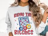 Bingo Time Bitches Graphic Sweatshirt thumbnail 1
