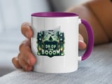 Halloween Mug, Spooky DJ Mug, Drop the Boom Mug, Rave Party Mug, Bat Mug, Halloween Decoration Mug, Halloween Gift Ideas Mug thumbnail 7