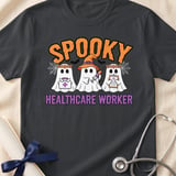 Spooky Healthcare Worker Tee thumbnail 2