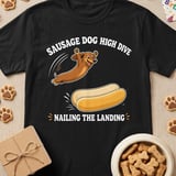 Sausage Dog High Dive Tee thumbnail 1
