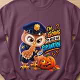 Halloween Officer Hoot the Owl Sweatshirt thumbnail 6