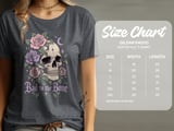 Bad to the Bone Floral Skull Tee or Sweatshirt thumbnail 11