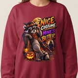Nice Costume Randy the Raccoon Sweatshirt thumbnail 6