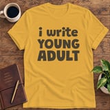 I Write Young Adult Softstyle Tee thumbnail 5