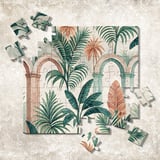 Digital Pattern, Tropical Leaves, Arches Digital Bundle, Watercolor Illustration, Digital Download, Floral Design, Palm Trees Digital thumbnail 7