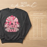 Faux Patchwork Faith Over Fear Tee thumbnail 22