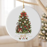 Golf Christmas Tree Ornament 2026, The Year I Learned Golf Keepsake, Golfer Holiday Gift, Golf Lover Decor, Sports Xmas Tree Ornament thumbnail 1