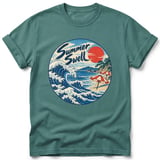 Summer Swell ~ Comfort Colors Premium Tee thumbnail 8