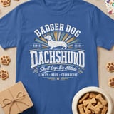 Bad Dog Dachshund T-Shirt thumbnail 3