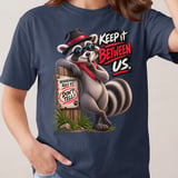 Keep It Between Us Raccoon Tee thumbnail 2