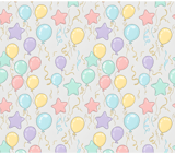 Digital Pattern, Digital Bundle, Balloon Pattern, Star Pattern, Party Pattern, Birthday Pattern, Pastel Pattern, Commercial Use Pattern thumbnail 8