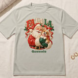 Fa La La Santa Corgi Tee thumbnail 4
