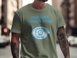 New Lens World HD T-Shirt: Eye Graphic, Cataract Surgery, Lens Replacement Vision thumbnail 10