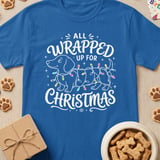 All Wrapped Up Dachshund Christmas Tee thumbnail 2
