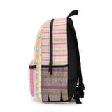 Cute School Supplies Pattern Backpack, Aesthetic Student Bag, Playful Pencil Notebook Print Spiral Notebook, Kawaii Stationery Lover Gift thumbnail 7