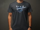 F-15 Eagle Fighter Jet T-Shirt, Aviation Graphic Tee, Military Airplane Shirt, Pilot Gift for Him, Aerospace Veteran Top thumbnail 1